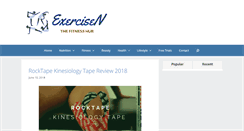 Desktop Screenshot of exercisen.com